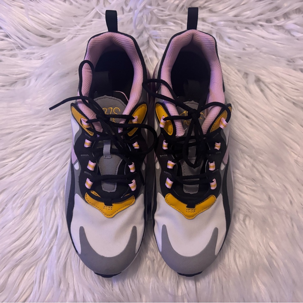 Stylish Yellow and Black Sneakers